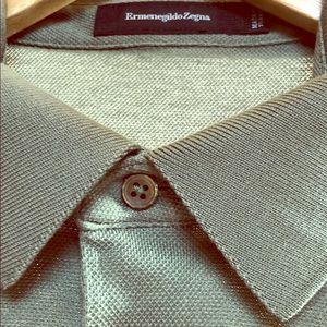 Lightweight Men’s Olive Green Polo Shirt